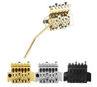 Badafaci a Ponte Tremolo per Chitarra, Vibrato in Metallo con Toni Regolabili, Sostituto Compatto per Floyd Rose, Ideale per Musicisti Professionisti (GOLD)