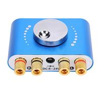 Badafaci Amplificatore di Potenza Bluetooth, Lettore Audio Stereo da 20 W con Ingresso Scheda Audio Disco AUX U, Controllo APP Mobile per IOS, con Meccanismo di Protezione per Tablet TV