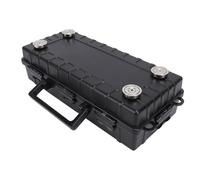 Badafaci Cassetta Portachiavi Magnetica, Robusto Supporto Magnetico in ABS, Design Sicuro con 5 Fibbie, Ideale per le Chiavi dell'auto Sotto i Veicoli e per Uso Esterno