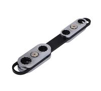 Badafaci Chiave Regolabile 8 in 1 Chiave Doppia in Acciaio 40CrV Testa Rotante a 360 Gradi Multi Dimensioni da 8 Mm a 19 Mm per Riparazione Auto Meccanica di Manutenzione Automobilistica