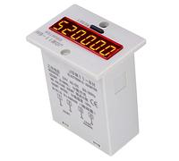 Badafaci Contatore Elettronico a 6 Cifre, 0-999999 Campo di Conteggio Display Digitale a LED Relè Contatore Tensione con Segnale di Contatto, per Interruttore di prossimità Interruttore (AC/DC24V)