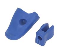 Badafaci Correttore per Impugnatura per da Violino, 2 Pezzi, in Morbido Silicone, Sussidio Didattico con Design Riutilizzabile per Bambini e Adulti per Allenare la Presa Corretta (BLUE)