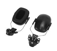 Badafaci Cuffia Antirumore Attaccabile Al Casco, Protezione per le Orecchie di Sicurezza con Riduzione del Rumore da 27 DB con Fascia Ergonomica e Imbottitura Morbida, per L'edilizia,