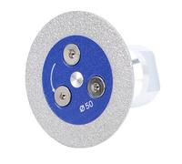 Badafaci Dischi da Taglio Diamantati da 3 Pezzi, Lame per Brasate da 50 Mm con Albero M14 per Marmo Granito Pietra Cemento