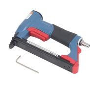 Badafaci FS8016 Graffatrice Pneumatica, Calibro 22, 3/8 Pollici, Cucitrice Pneumatica a con Manico in PVC Antiscivolo e Cappello in Acciaio Rinforzato, per Tappezzeria, Lavorazione del