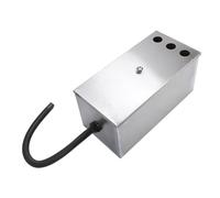 Badafaci Intercettatore per Grasso Commerciale, Trappola per Grasso in Acciaio Inossidabile da 600 X 300 Mm Filtrazione in Tre Fasi di Grande Capacità con Cestello Filtro Rimovibile, per