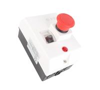 Badafaci Interruttore Automatico Motore, Protettore Motore 6-10 A con Manopola di Arresto di Emergenza e Lampada di Segnalazione, per Carichi Induttivi Capacitivi Resistivi 230 V 240 V