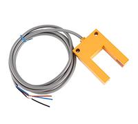 Badafaci Interruttore Fotoelettrico BERM, Scanalature a Forma di U Tipo PNP 3 Fili NO Sensore E3S GS30B4 DC10 30 V 200 MA, con Guscio in Plastica ABS Resistente Ai Graffi, per il