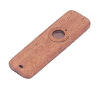 Badafaci Kazoo in Mogano, Strumento Musicale Vintage Leggero e Portatile per Tutte le età, qualità del Suono Brillante e Ricca, Buon Compagno per Altri Strumenti (A. Le abilità di Ain)