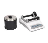 Badafaci Kit Bicchiere da Roccia, Giocattolo Elettrico Fai-da-Te con Cilindro in Gomma a Prova di Perdite e 4 Grane Lucidanti, per Bambini Adulti per Realizzare Gemme Lucidate (Spina Europea)