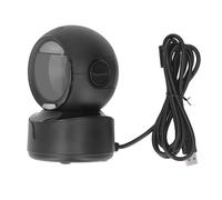 Badafaci Lettore di Codici a Barre, Lettore Automatico Omnidirezionale da Tavolo 1D 2D QR con Funzionamento e Rilevamento a Mani Libere, per Sistemi POS di Supermercati, Negozi Al