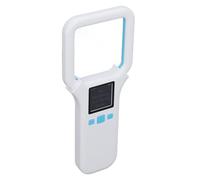 Badafaci Lettore di Microchip per Animali Domestici, Scanner Portatile per Tag Animali con 500 Dati di Memoria e Display OLED per EMID FDX B ISO11784 11785, Supporta Frequenze da 134,2