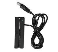 Badafaci Lettore Schede Magnetiche USB 3 Tracce HiCo LoCo Bidirezionale | USB Plug and Play, ABS Housing, Supporto HiCo e LoCo Stripe, Sistemi POS Bancari, Compatibile con e