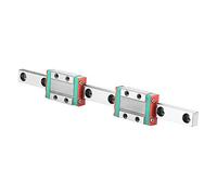 Badafaci MGN9B Guida di Scorrimento Lineare, Guida di Scorrimento Lineare in Acciaio con Cuscinetti da 150 Mm con 2 Blocchi, Contatto a 4 Punti, di Lubrificazione, per Attrezzatura Automatica per