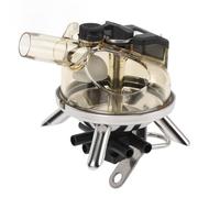 Badafaci Milking Claw Cluster di Mungitura per Mucche da 300 Ml con Base in Acciaio Inossidabile e Alimentatore per PC Milk Claw Cluster Coperchio Trasparente Facile Pulizia per Stazioni di