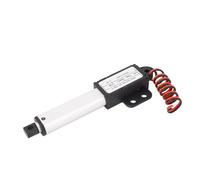 Badafaci Mini Attuatore Lineare Elettrico, Asta di Spinta CC Regolabile con Spinta 24 V 70 N, Alluminio Resistente, Ideale per Robotica e Automazione Industriale