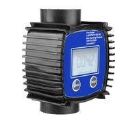 Badafaci Misuratore di Portata Digitale, Misuratore di Portata dell'Acqua con Filettatura Interna da 1 Pollice Ad Alta Precisione con Display Digitale Chiaro, per Olio Acqua Liquida
