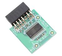 Badafaci Modulo TPM2.0 a 14 Pin, Scheda di Sicurezza con Crittografia PCB per Schede Madri, Protezione dei Dati Avanzata e Trasferimento Rapido con Interfaccia SPI 25x20mm