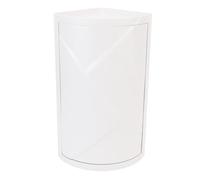 Badafaci Organizzatore per Armadietti da Pavimento Ad Angolo per il Bagno, Ripiano da Appoggio in Materiale PP Girevole a 3 Livelli a 2 Livelli per Carta Igienica Cosmetici per la Cura della Pelle