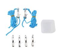 Badafaci Regolatore di Tensione della Corda Tenditore per Cavo di Fissaggio Sicuro con Corda 3 Mm o 4 Mm per attività All'aperto in Campeggio in Barca