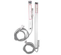 Badafaci Scala Lineare, DRO di Lettura Pressofuso in Lega di Alluminio da 2 Pezzi con Precisione e Risoluzione 5um, per Encoder Digitale JCS900 2AE 3AE 100mm 500mm