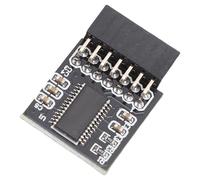 Badafaci Scheda di Sicurezza con Crittografia a 14 Pin del Modulo TPM 2.0, Aggiornamento della Scheda Madre dell'interfaccia LPC Protezione Avanzata del PC Compatibile con l'architettura del