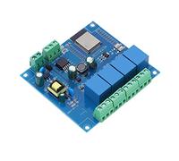 Badafaci Scheda di Sviluppo, Scheda Wireless Resettabile Programmabile WiFi Bluetooth con Modulo relè a 4 Vie, per Controllo Casa Intelligente e Sviluppo Secondario