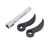 Badafaci Set Adattatori per Chiavi a Leva, 3 Pezzi di Testa Adattatore per Piede di Porco per Carichi Pesanti con Attacco da 1/2 Pollice, Barra Ad Angolo Regolabile per Spazi Ristretti