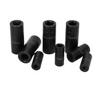Badafaci Set di Prese per Rubinetto in Acciaio Legato Adattatore per Presa per Rubinetto da 1/4 3/8 Pollici per Rubinetti Metrici NPT Frazionari Interi Standard MCTI Fino a 1/2 Po