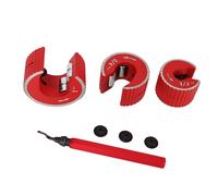 Badafaci Set Tagliatubi In Rame Utensile Tagliatubi Manuale, Kit Taglio Tubi In Lega Di Alluminio E Acciaio Legato Con Taglierine Da 1 2 3 4 1 Pollice E Strumento Di Sbavatura Per Impianti Idraulici
