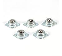 Badafaci Sfere a Rulli Universali con Cuscinetto di Trasferimento 5 Pezzi con Rotolamento Flessibile per Scorrimento della Piastra del Contenitore del Materiale del di Trasporto