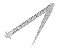 Badafaci Strumento di Misurazione dello Strumento di Ispezione del Righello della profondità dello Spazio in Acciaio Inossidabile per il di Misurazione Doppio del Foro di profondità