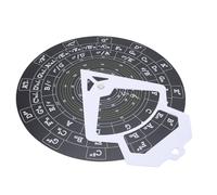 Badafaci Strumento per L'apprendimento della Teoria Musicale della Ruota del Circolo delle Quinte Ruota degli Accordi della Melodia Trova gli Accordi Decodificatore Musicale con Design da (RMT-A10B