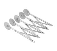 Badafaci Tagliapasta a più Ruote, Tagliapizza Regolabile in Acciaio Inossidabile con Ruote da 5,5 Cm per, Ristorante, Pasta da Forno, Brownies (#2)