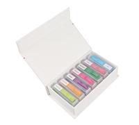 Badafaci Vetrini per Microscopio Preparati in Vetro Biologico da 35 Pezzi, Set di Campioni di Laboratorio con Tessuto Cellulare Trasparente e Organi Colorati, per Studenti Bambini