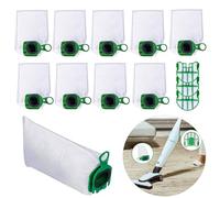 badaren Sacchetti per Aspirapolvere da 10 Pezzi con 3 Filtri Protettivi, Sacchetti di Ricambio da 10 Pezzi, Sacchetto Aspirapolvere Kit per Aspirapolvere Senza Filo Vorwerk VB100, FP100