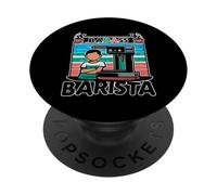 Badass Barista Espresso Coffee Café Expert |----- PopSockets PopGrip Adesivo