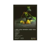 Badchieff Poster artistico Hip Hop Music Album I See You When I See You Cover Tracklist Rapper Singer Fan Regalo Rap Room Decor Poster Wall Art Decor Stampa Quadri per Soggiorno Camera da Letto De