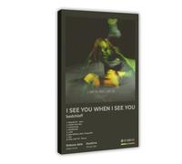Badchieff Poster artistico Hip Hop Music Album I See You When I See You Cover Tracklist Rapper Singer Fan Regalo Rap Room Decor Poster Wall Art Decor Stampa Quadri per Soggiorno Camera da Letto De