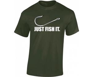Baddery Angel T-Shirt Uomo: Pesca - Camicia Pescatori Uomini - Abbigliamento da Pesca Accessori Regali, esercito, XL