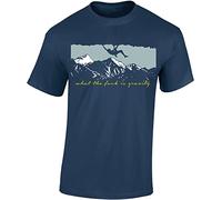 Baddery Arrampicata T-shirt - Arrampicata Bouldern Attrezzature All'aperto Regalo, blu denim, S