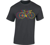 Baddery Bicicletta Maglietta: Fun Between Your Legs... T-Shirt Regalo Ciclista - MTB Road Bike Fixie BMX Mountain-Bike Rampichino - Tshirt Maglia Uomo Uomini Donna Streetwear Sport (3XL)
