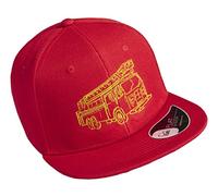 Baddery Cappellino per bambini - "Vigili del fuoco" - Cappellino per bambini e ragazze, Colore: rosso, Taglia unica