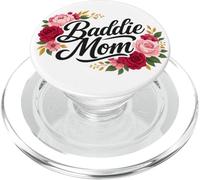 Baddie Mom Floral Roses Mother's Day PopSockets PopGrip per MagSafe