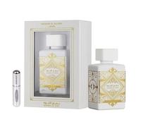 Badee Al Oud Honor & Glory Original 100 ml, Eau da Parfum importato da Dubai con aromi di lunga durata, include atomizzatore ricaricabile 5 ml (Honor & Glory)