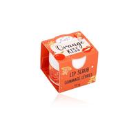 BadeFee - Scrub per labbra "Orange Kiss" 15 ml - esfoliante naturale per la cura delle labbra con burro di karitè e cera d'api, aiuto contro labbra fragili e secche, senza microplastica e senza