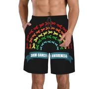 Badehose Copywriting Liner Triangolare Costume da Spiaggia Lunghezza Media Pantaloncini da Surf per Tempo Libero Nuoto Sports De Plein Air 3XL