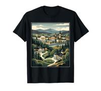 Baden-Baden Germania Spa Town Retro Travel Design Maglietta