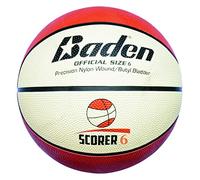 Baden Pallone da basket in gomma, taglia 6, colore: arancione/marrone chiaro