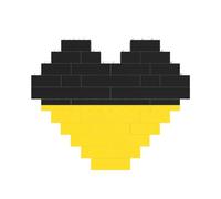 Baden-Württemberg - Puzzle a forma di cuore con bandiera del Baden-Württemberg, per San Valentino, compleanno, matrimonio